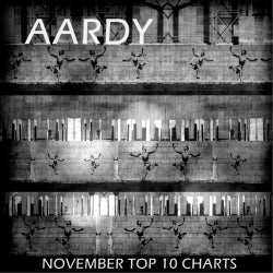 AARDY NOVEMBER TOP 10 CHARTS