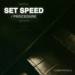 Set Speed / Procedure