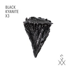 Black Kyanite x3