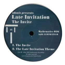 Adonis presents Late Invitation - The Invite EP