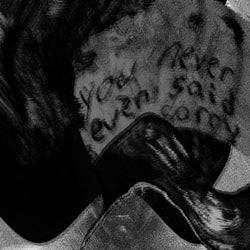 you never even said sorry