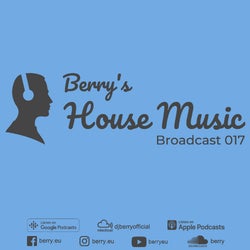 BERRY'S HOUSE MUSIC BROADCAST 017 CHART