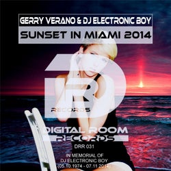Sunset in Miami 2014 (In Memorial of DJ Electronic Boy)
