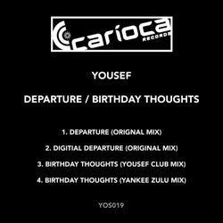 Departure / Birthday Thoughts