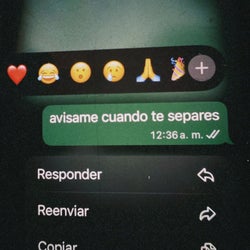 Avisame cuando te separes