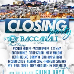 CLOSING PARTY IBIZA @ BORA BORA @BACCANLI