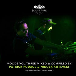 Moods Vol.Three Mixed by Patrick Podage & Nikola Kotevski