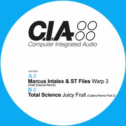 Warp 3 (Total Science Remix) / Juicy Fruit (Calibre Remix Part 2)