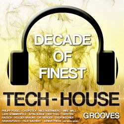 Decade of Finest Tech-House Groovesのカバーアート