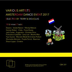 Cubek: Amsterdam Dance Event 2017, Selected By Terry & Douglas