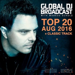 Global DJ Broadcast - Top 20 August 2016