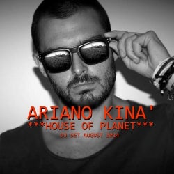 ARIANO KINA' - HOUSE OF PLANET CHART