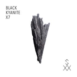 Black Kyanite x7