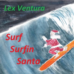 Surf Surfin Santa