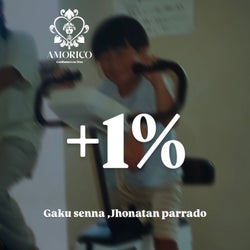 +1%