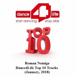 Dance4Life Top 10 Tracks (January, 2018)
