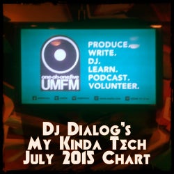Dj Dialog's My Kinda Tech July 2015 Chart