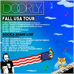 Doorly USA Fall Tour Chart