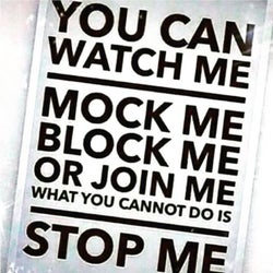 You Can't Stop