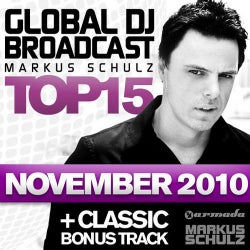 Global DJ Broadcast Top 15 - November 2010 - Including Classic Bonus Track