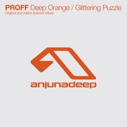 Deep Orange / Glittering Puzzle