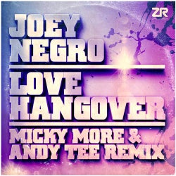 Capa de Joey Negro - Love Hangover (Micky More & Andy Tee Remix)