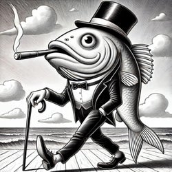 Ein Fisch geht auf Reise
