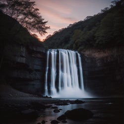 Nightfall at Waterfall