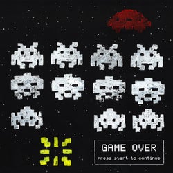GAME OVER - press start to continue