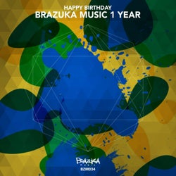 Happy Birthday Brazuka Music - 1 Year