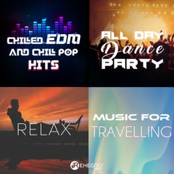 Chilled Edm and Chill Pop Hits - All Day Dance Party, Relax, Music for Travelling