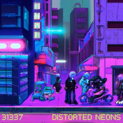 Distorted Neons