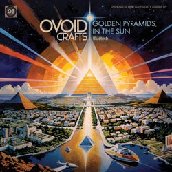 Golden Pyramids In The Sun