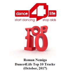 Dance4Life Top 10 Tracks (October,2017)