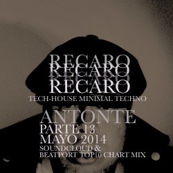 PT13 RECARO ANTONTE BEATPORT TOP10 CHART MIX