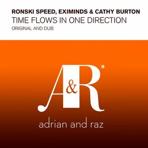 Ronski Speed & Eximinds ft. Cathy Burton - Time Flows In One Direction Artwork