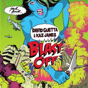David Guetta & Kaz James Blast Off Artwork