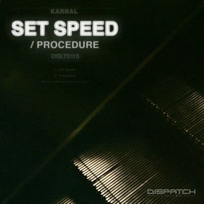 Set Speed / Procedure