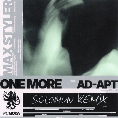 One More (feat. Ad-Apt) - Solomun Extended Remix