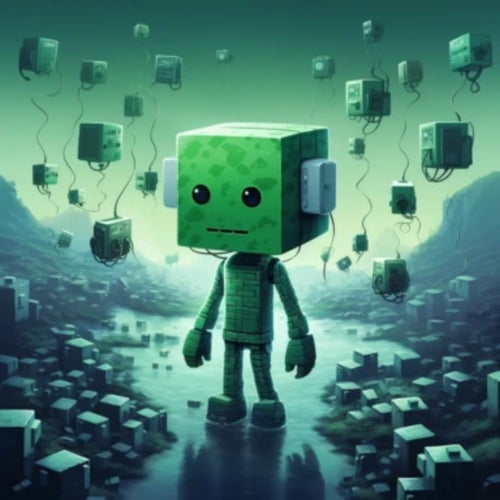 Pixelated Minecraft