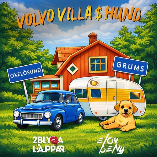 Volvo, villa & hund