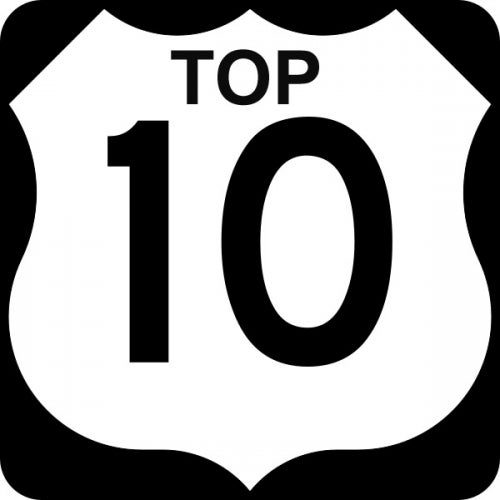 top 10 - 25/8/14