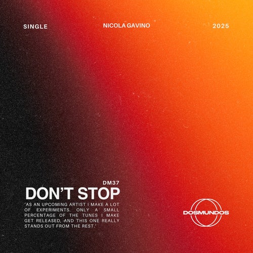 Cover art for Don't Stop (Original Mix)
