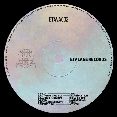 VA - Various Artists Etalage Records [ETAVA002] FLAC - (Minimal / Deep Tech,Breaks / Breakbeat / UK Bass) Album Cover