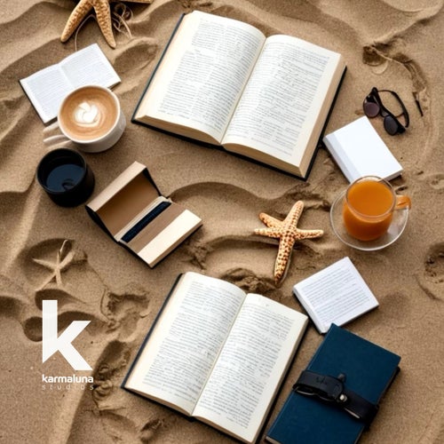  Reading At The Beach [Karmaluna Studios]