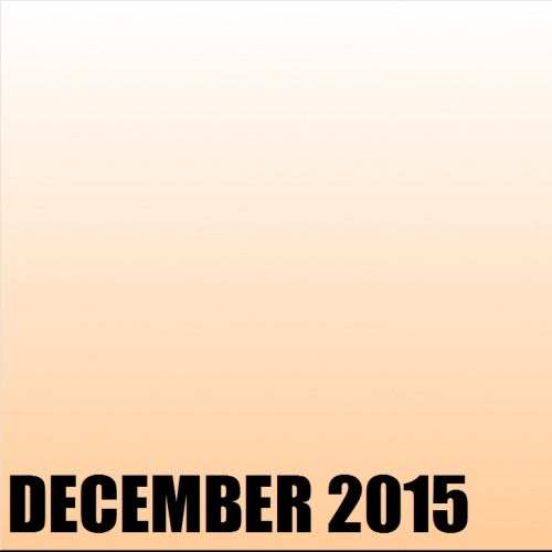 Tracks of The Month - December 2015