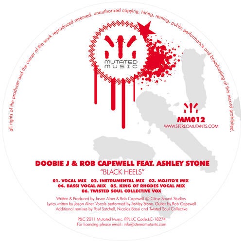 Doobie J & Rob Capewell Ft. Ashley Stone 'Black Heels'