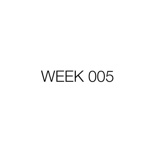 Week 005