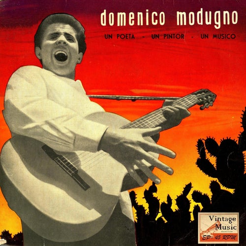 Vintage Italian Song Nº4 - EPs Collectors "Domenico Modugno, Un Poeta, Un Pintor, Un Músico"