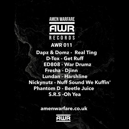Amen Warfare 011 [Amen Warfare Records] - Amen Warfare Records (Drum & Bass) Album Cover